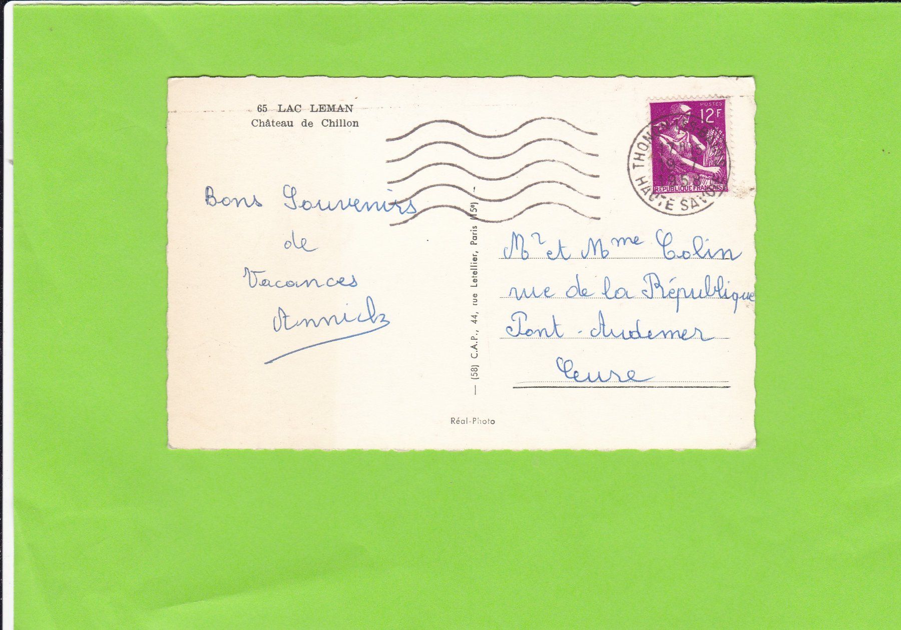 Cartes postales: Chillon – D'occasion à St. Peterzell par neckertal 1