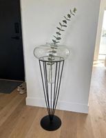 Designer Bodenvase Stehvase 85cm Glas 