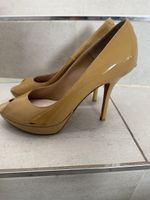 Dior Peep-Toe Pumps Lackleder Gr. 39.5 Damenschuhe Sommer ☀️
