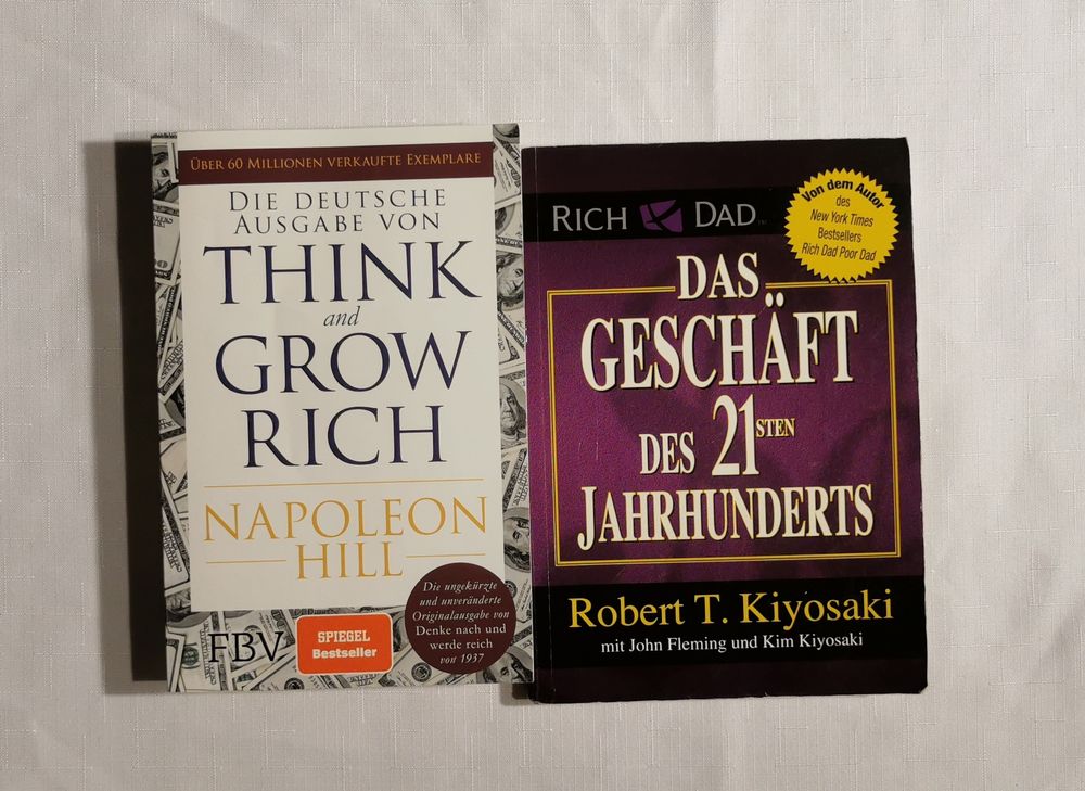 2 Bücher Von Napoleon Hill Rich Dad Poor Dad Kaufen Auf Ricardo