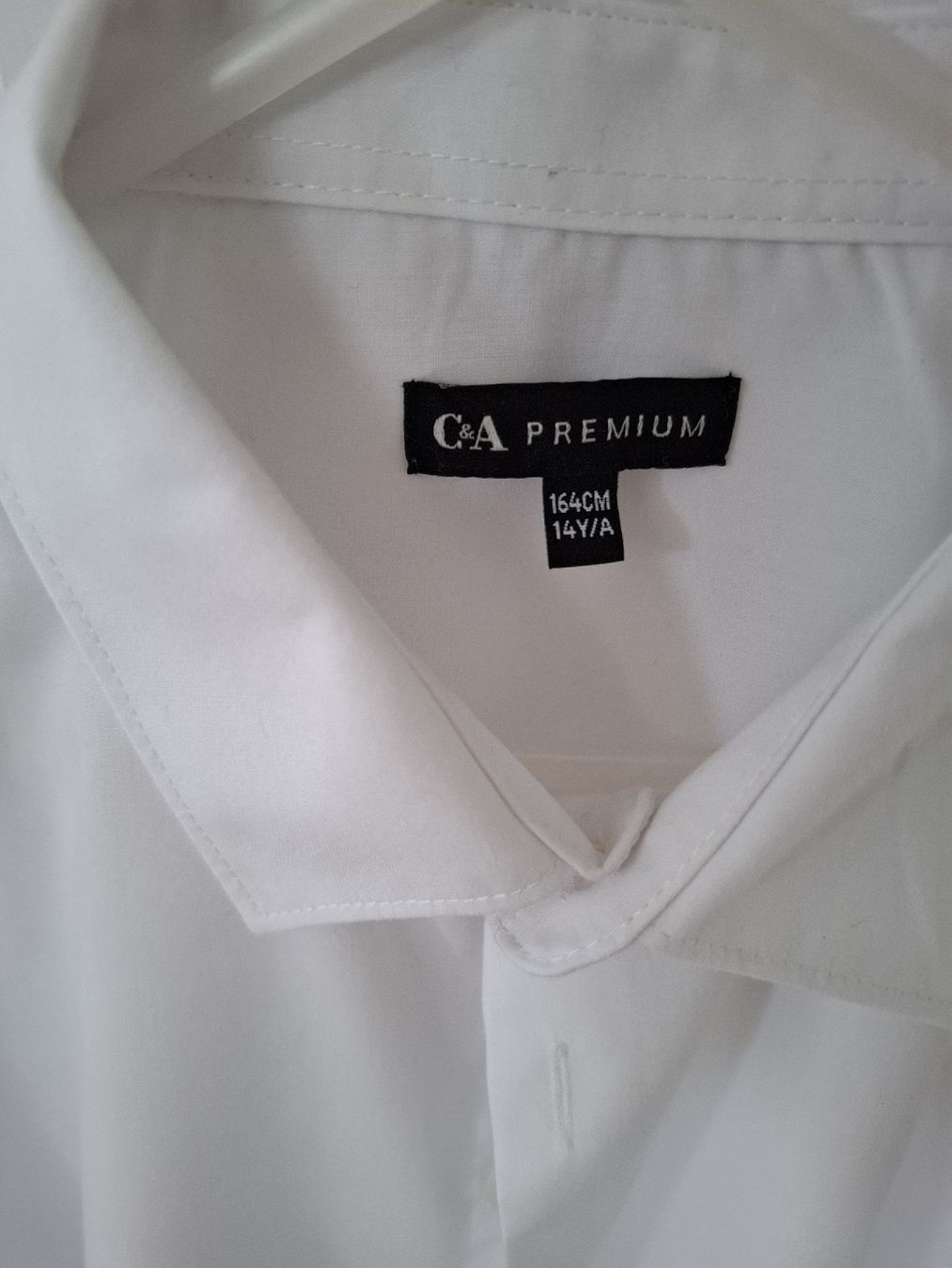 C&A Camicie, T-shirt & Polo: Hemd C&A Premium weiss Grösse 164cm Zustand gut – Usato da Wynigen venduto da biluna 1