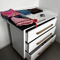 Kommode mit abnehmbarem Wickelaufsatz "Modera" von Pfister