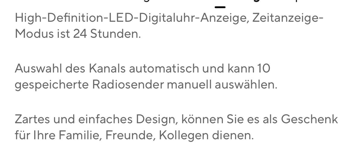 Radio: Wecker Radio mit AM/FM Digitale LED – Nuovo e nell'imballaggio originale da Sevelen venduto da bur_yq8m 3