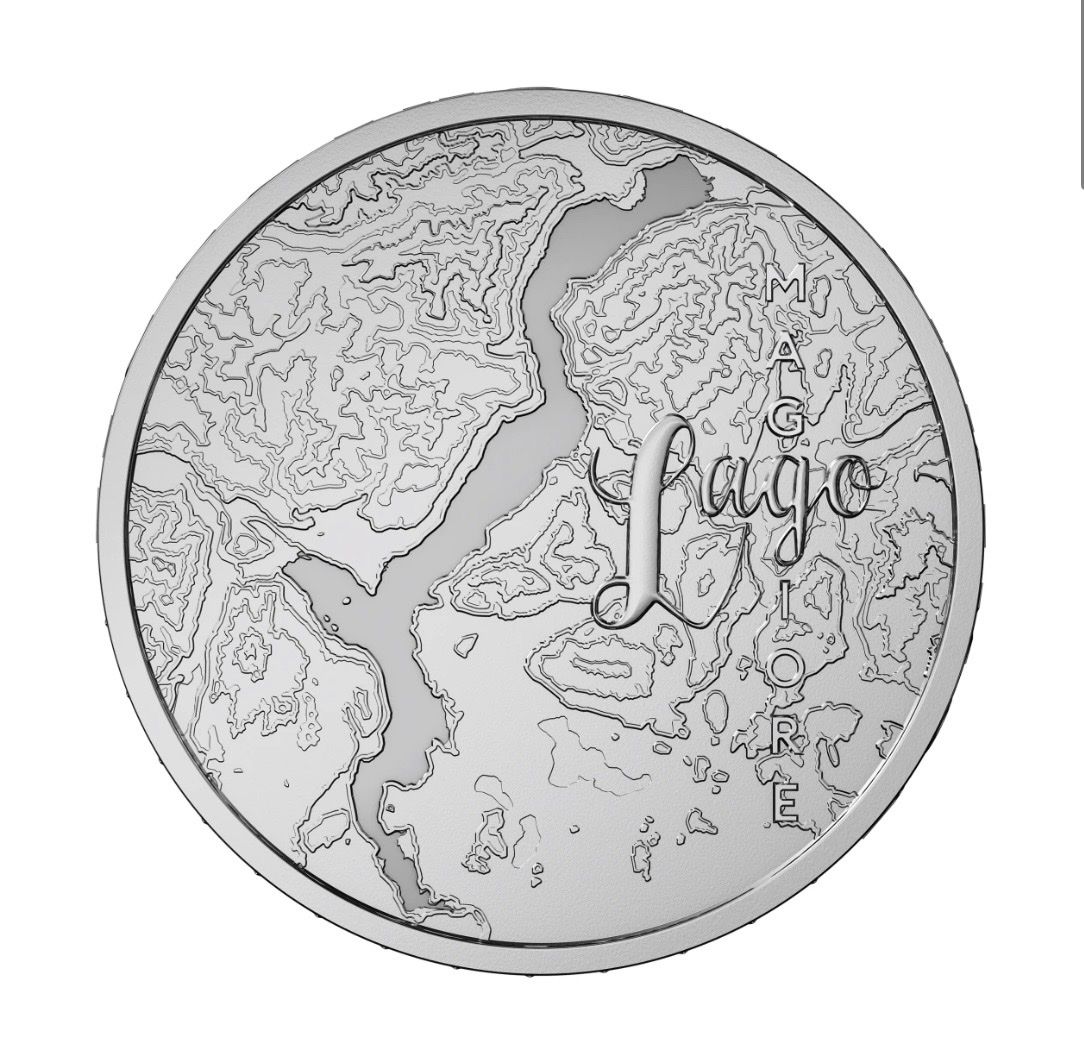 Toutes les monnaies: Lago Maggiore, polierte Platte – Neuf avec emballage d'origine à Wolhusen par Sss06 1