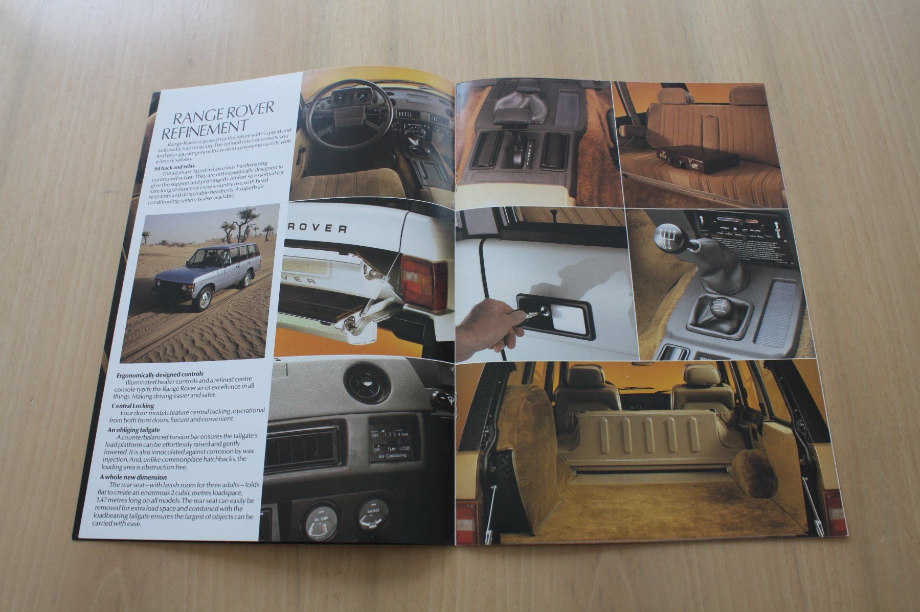 Land Rover Documenti: Range Rover Prospekt 2 & 4 Türe 5/1983 – Usato da Wikon venduto da erwin400 2