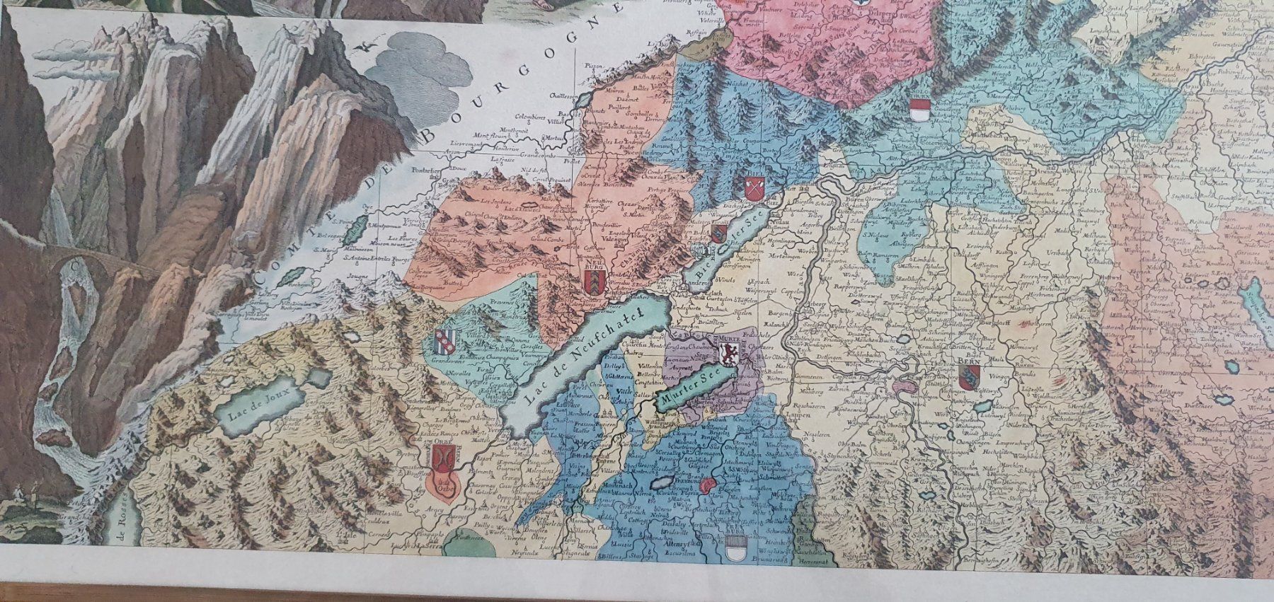 Foto & Immagini: Bild- Die Nova Helvetiae tabula geographica – Usato da Kreuzlingen venduto da Rschweiz1 7