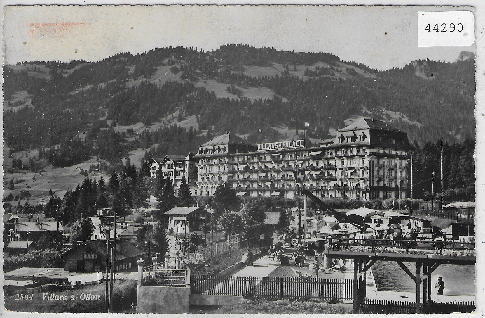 Cartoline postali: Villars s/Ollon - Villars Palace – Usato da Ettingen venduto da Kartenplanet