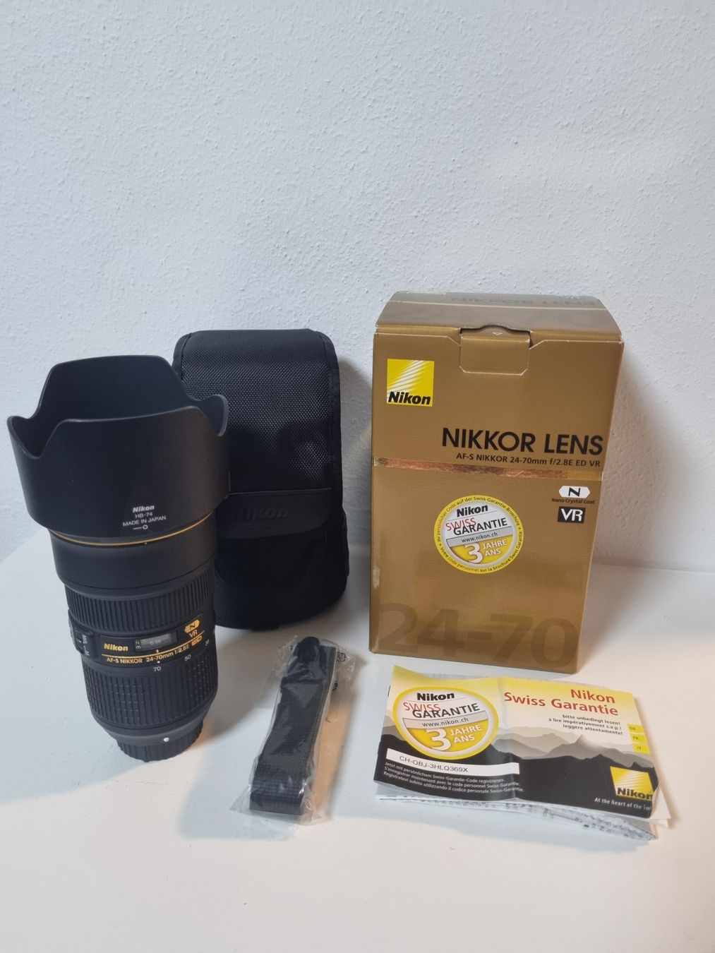 Nikon Objektive: Nikon 24-70 2.8 ED VR F-Mount – Gebraucht aus Rhäzüns von D-VA
