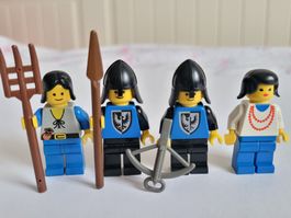 4 Lego Castle ritter figuren