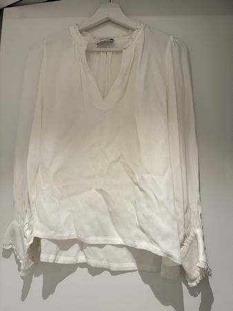 Bloom Bluse, Grösse 34, Weiss, Viscose - Sommer Look!