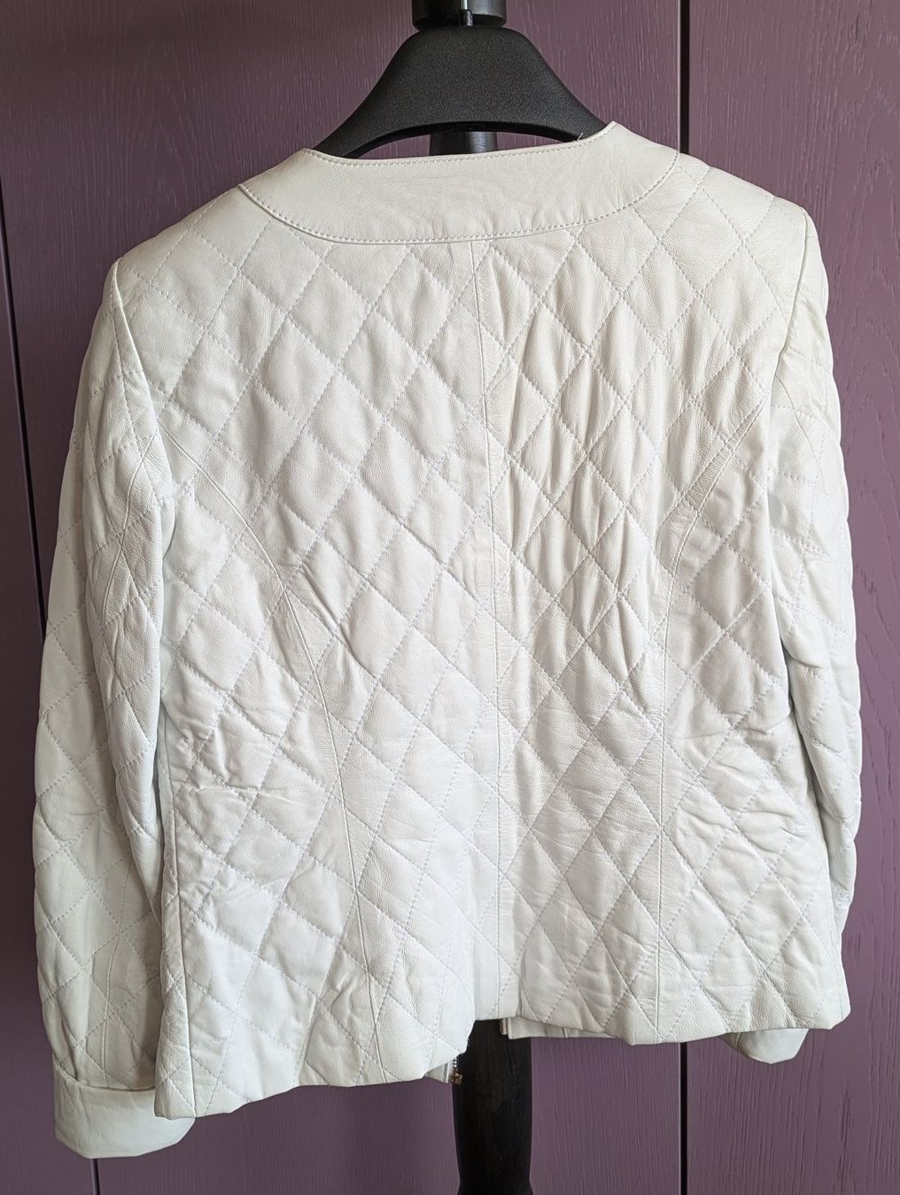 Giacche: Lederjacke weiss, Grösse M – Usato da Bertschikon Gossau venduto da Tokibunny 1