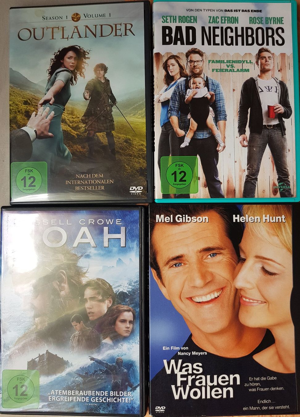 Tutti i DVDs: 4 DVDs gemischt: Lachen und Action Pack 02 – Usato da Thun venduto da Shame