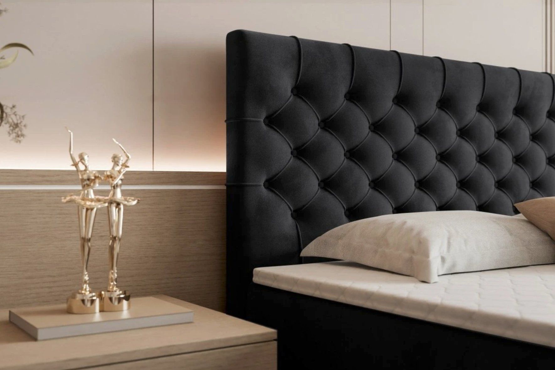 Letti: Boxspringbett 160 x 200 NEGRONI – Nuovo e nell'imballaggio originale da Reinach AG venduto da bettisimo 1