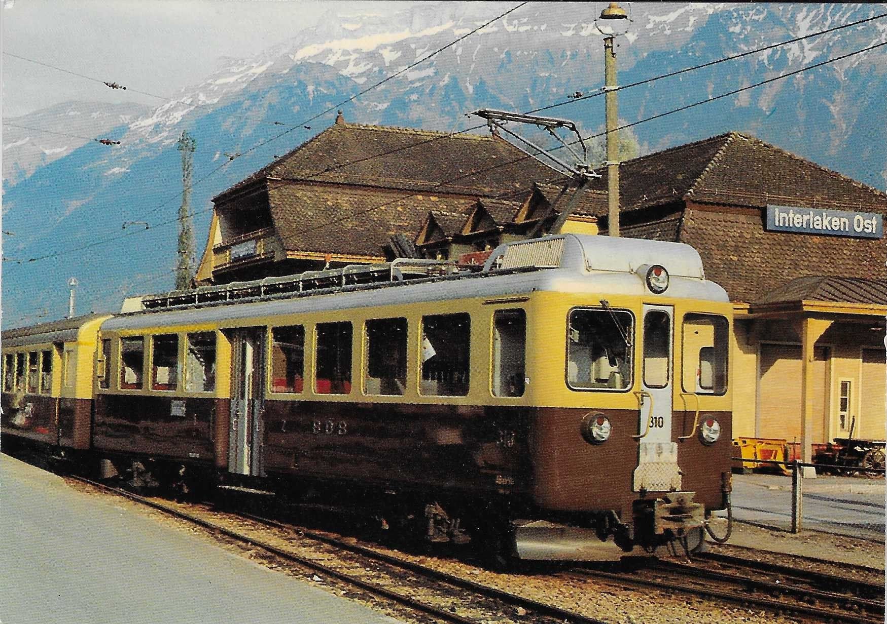 Ansichtskarten: Zahnradtriebwagen ABeh 4/4 Berner Oberland Bahn – Neu (gemäss Beschreibung) aus Rothrist von Stranglehold