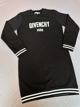 Givenchy Black Sweatshirt Dress Size 12