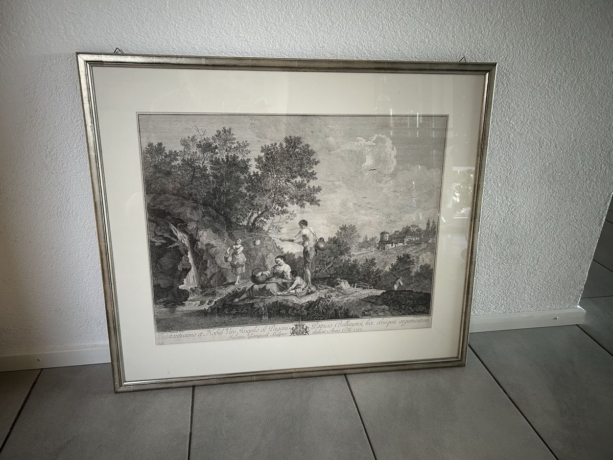 Foto & Immagini: Sehr Schönes Bild, gerahmt, Blattsilber Rahmen. – Usato da Lanzenhäusern venduto da vic63