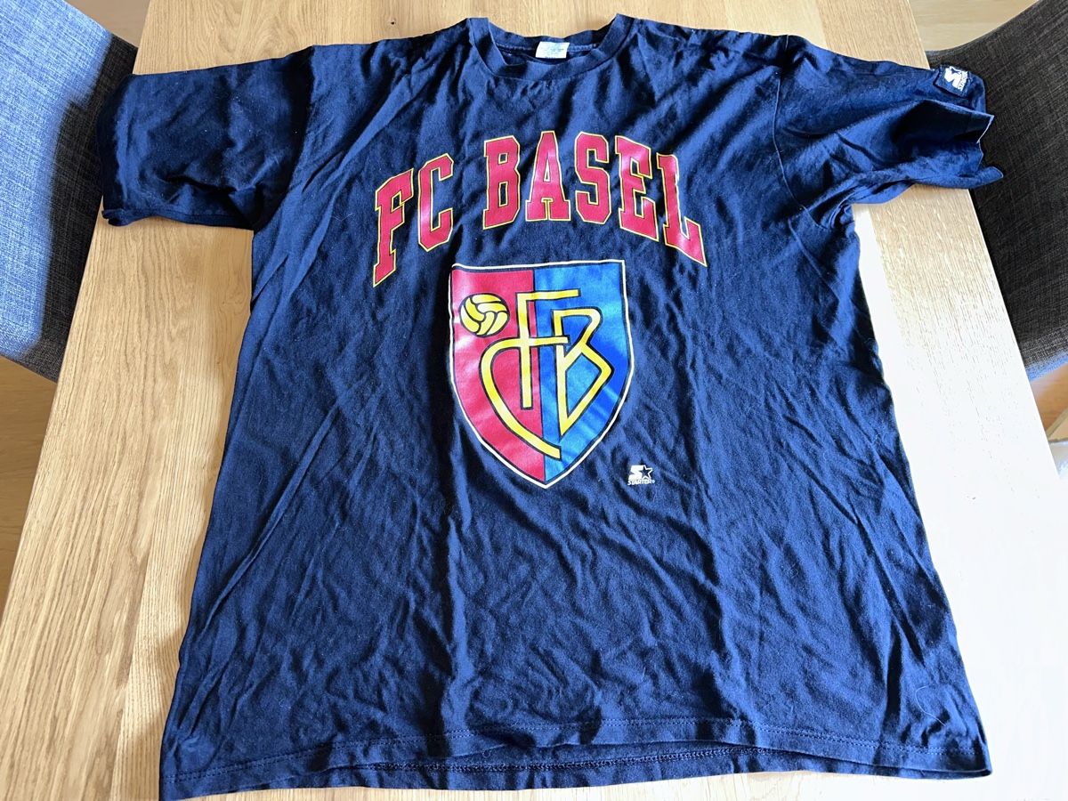 FC Basel T-Shirts: FC Basel Starter Shirt / Vintage Grösse XL – Gebraucht aus Grellingen von Faebu7 1
