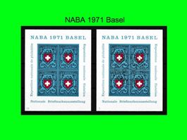 2 x Block "NABA BASEL" (1971)