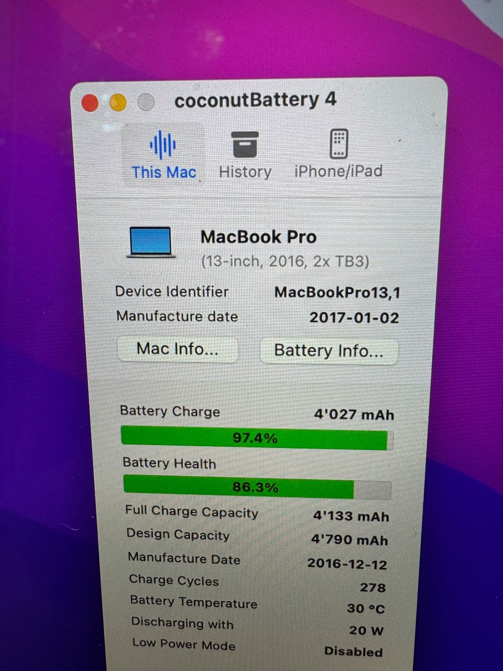 Apple Notebooks: MacBook Pro 13 – Gebraucht aus Adliswil von Busys 2