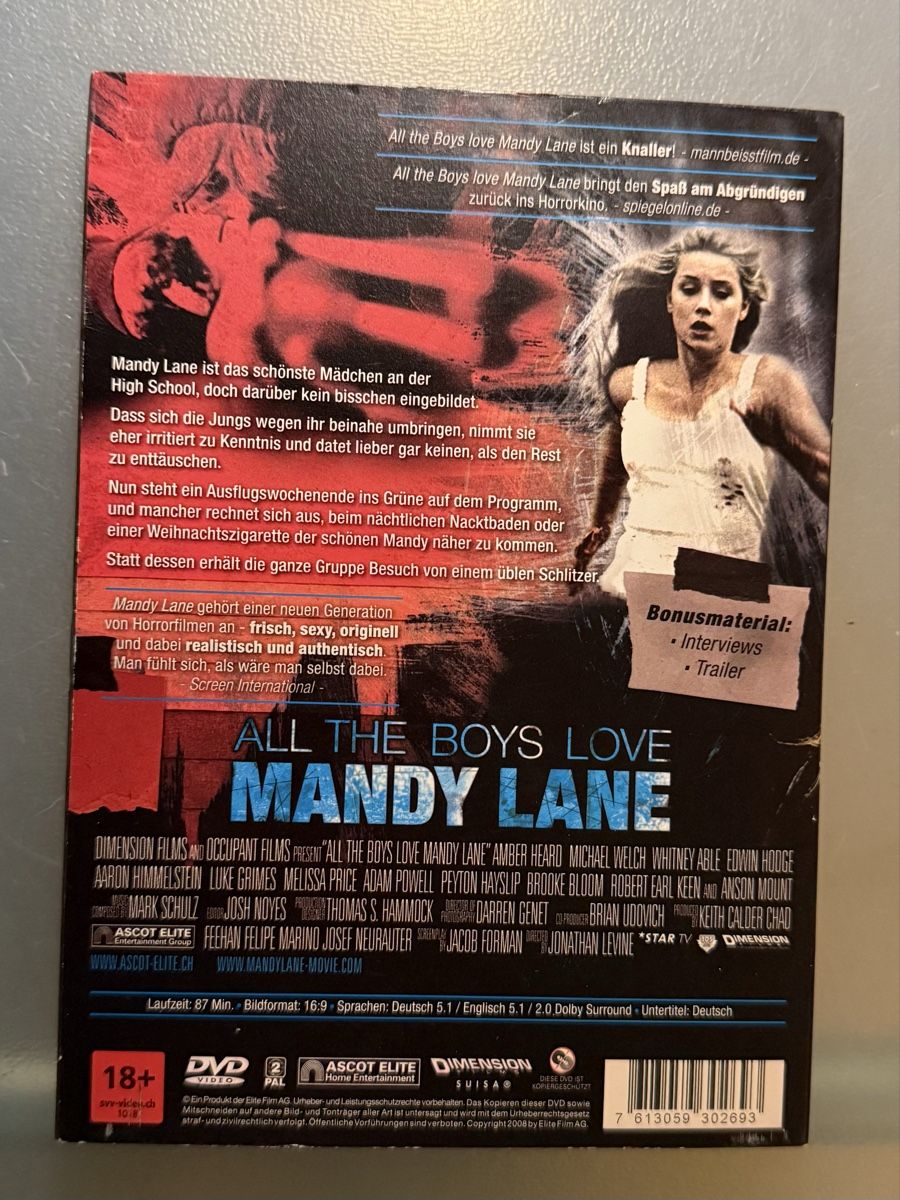 Tutti i DVDs: All the Boys love Mandy Lane – Usato da Oberried Brienz venduto da Chyara 1