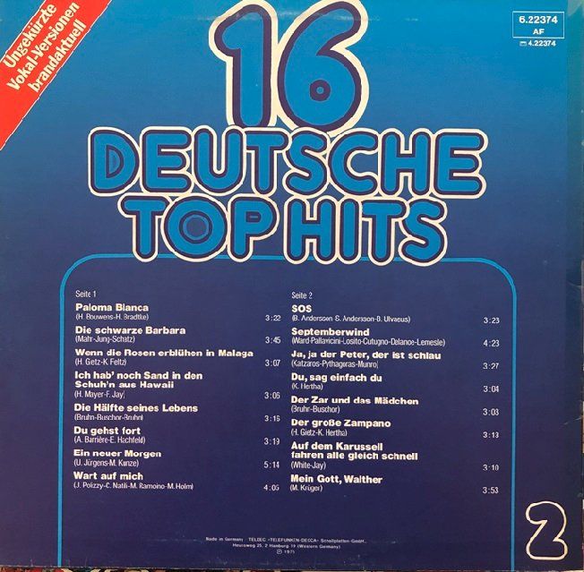Dischi in vinile: 6x LPs Schlager-Sampler – Usato da Grüningen venduto da azulmarron 3
