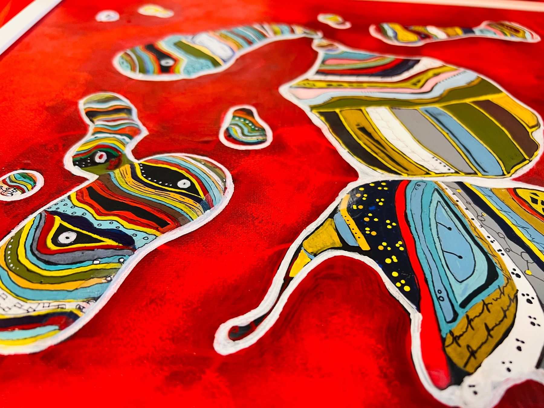Gemälde: “The Bean  Monsters ” 50x40 cm – Neu und originalverpackt aus Kreuzlingen von eszanza 1