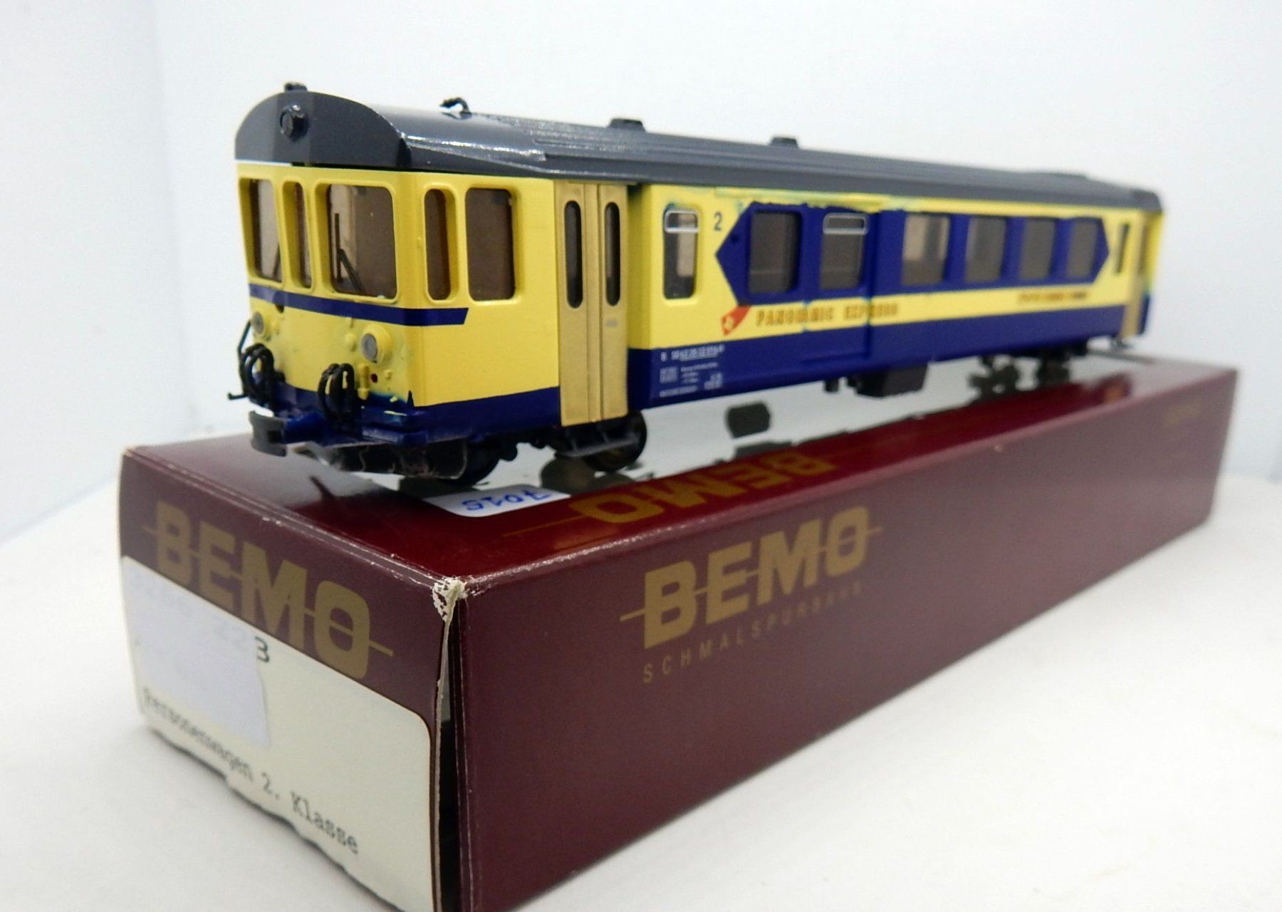 Bemo Modellini di ferrovie: Hom - MOB "Panoramic Express" - Voiture Pilote – Usato da Locarno venduto da Gudrun2