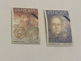 Briefmarken Europa Belgien Mercator Lemaitre 1994 (2)