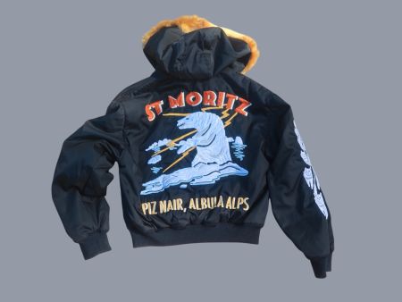 Veste Bally St Moritz noire à capuche