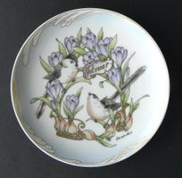 FEBRUAR Teller ø16 cm Sujet * SCHWANZMEISE * Ole Winther