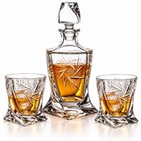 Whiskykaraffe, Brandykaraffe Kristall 850ml transparent
