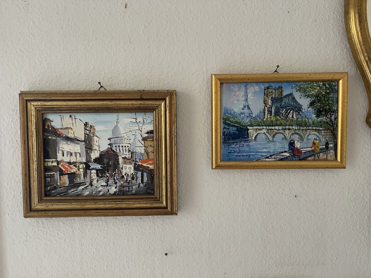 Dipinti: Öl-Bilder Paris 2 Stk – Usato da Arlesheim venduto da ren_5d2b