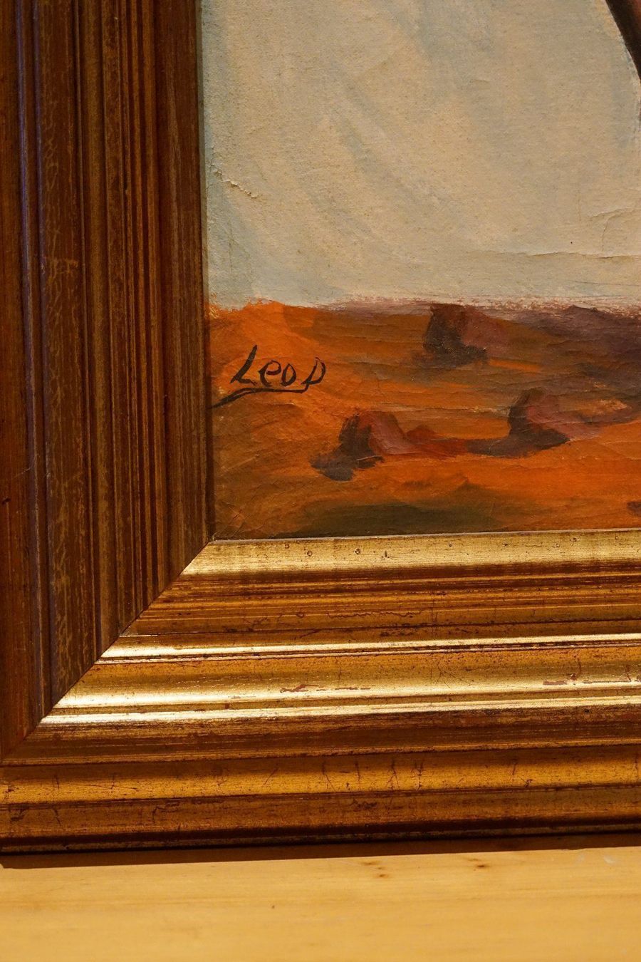 Tableaux: Gemälde «Der Reiter in Cusco» aus Peru – D'occasion à Hinwil par Antikfischer 1