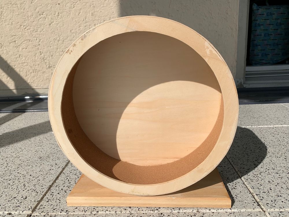 Produktbild von Höhenverstellbar Kerbl Pet Nagerstall Südtirol - Holz Hamsterrad Holz Für Tonies