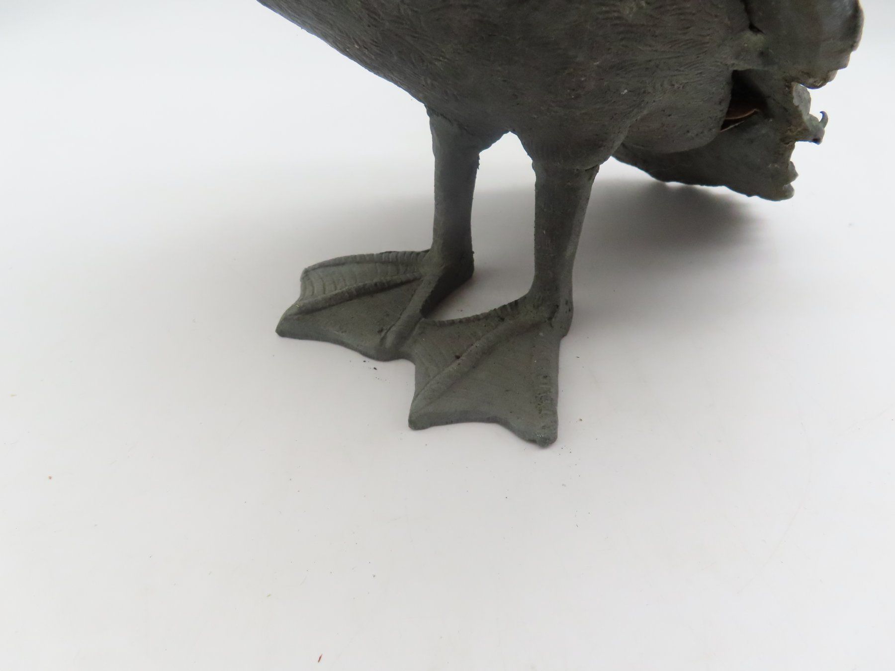 Figuren: Schöne Ente aus Metall – Gebraucht aus Reinach BL von WBZ-Flohmarkt 8