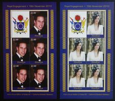 PENRHYN Cook Islands Kat. KB 619-620 ** 2010 William & Kate