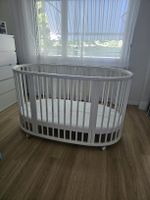 Stokke Baby/Kinderbett mit Rollen, nie gebraucht
