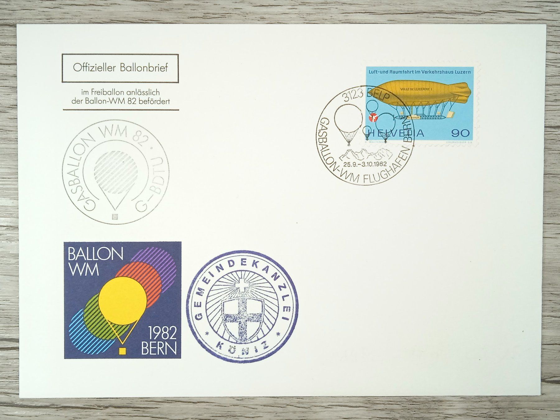 Tutti i francobolli: TR10 Enveloppe + Timbre Suisse 1982 – Usato da Cousset venduto da Patrick_Collections
