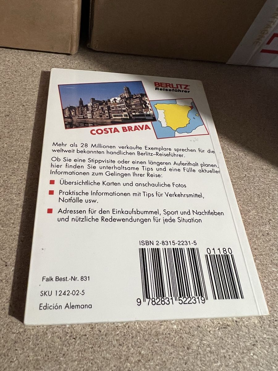 Libri: Berlitz Reiseführer Costa Brava - Top Zustand – Usato da Schongau venduto da Retro_Shop 1