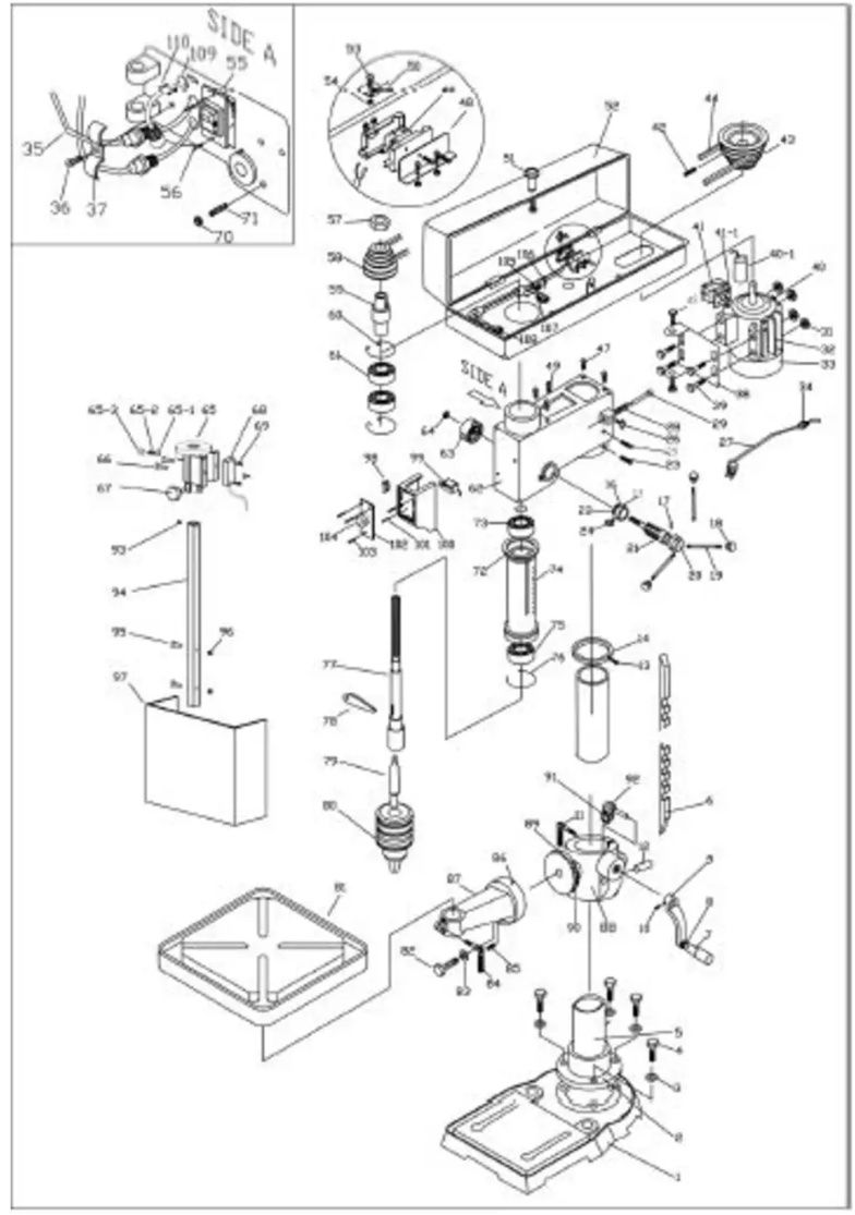 Alduro Trapani: Tisch-Ständerbohrmaschine Alduro BM22 – Nuovo (secondo la descrizione) da Düdingen venduto da theschiavis 6