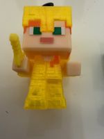 Minecraft Kinder Joy 4 Figuren goldener Block