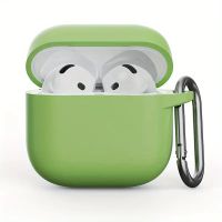 Airpods 4 Hülle mit Karabiner grün Air Pods