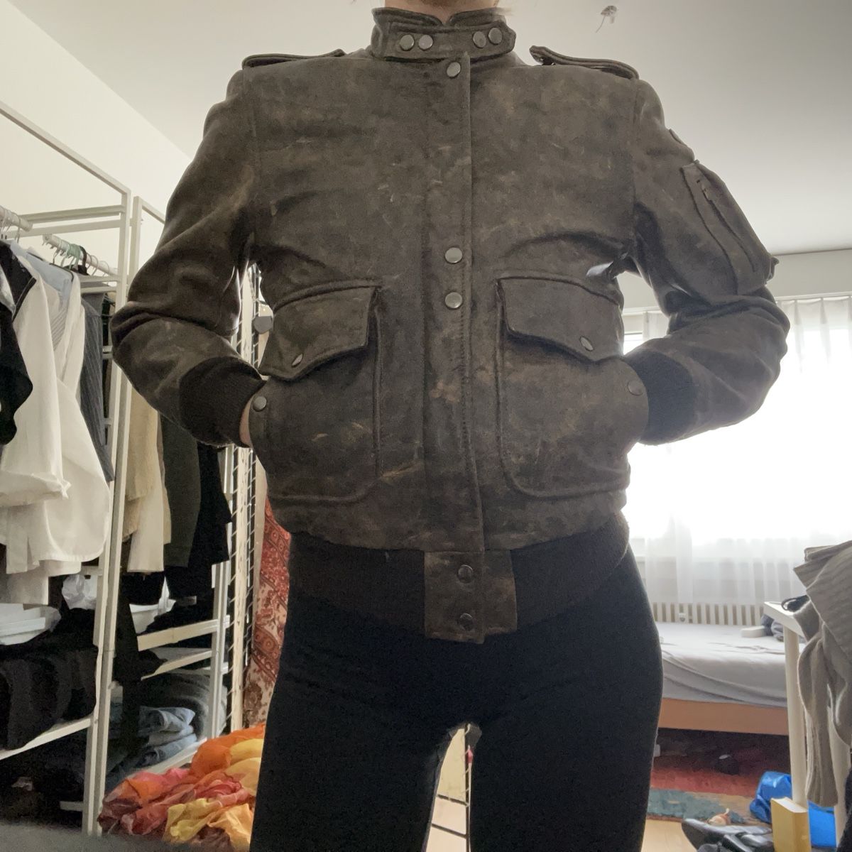 Giacche: Hein Gericke Lined Leather Bomber Jacket – Usato da Kriens venduto da tiy_wxz5 1
