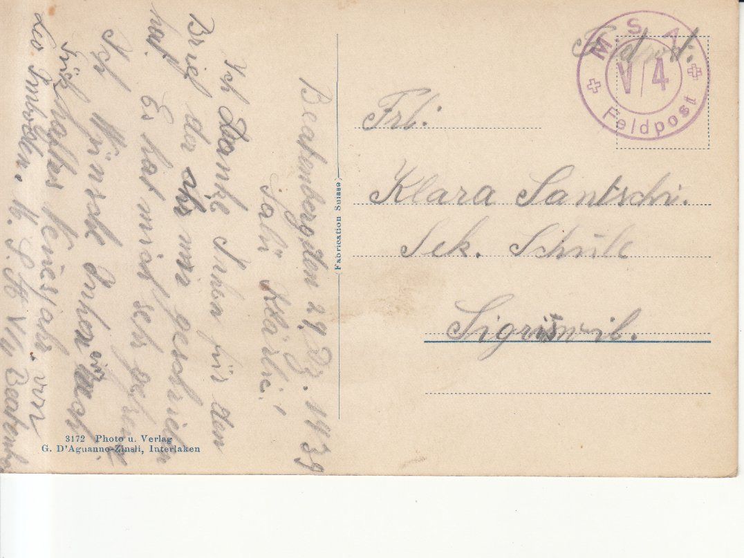 Cartoline postali: Beatenberg Wintersport 1939 – Usato da Bürglen TG venduto da StampGraf 1