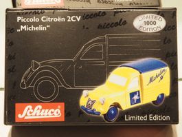 Citroen 2CV Kastenwagen Michelin - Schuco Piccolo