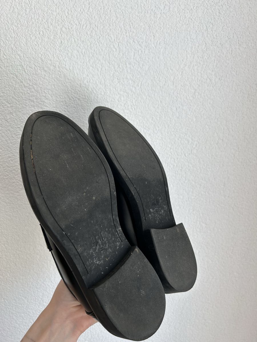H&M Damenschuhe: Schwarze H&M Loafer, Grösse 38 – Gebraucht aus Chur von faja7000 2