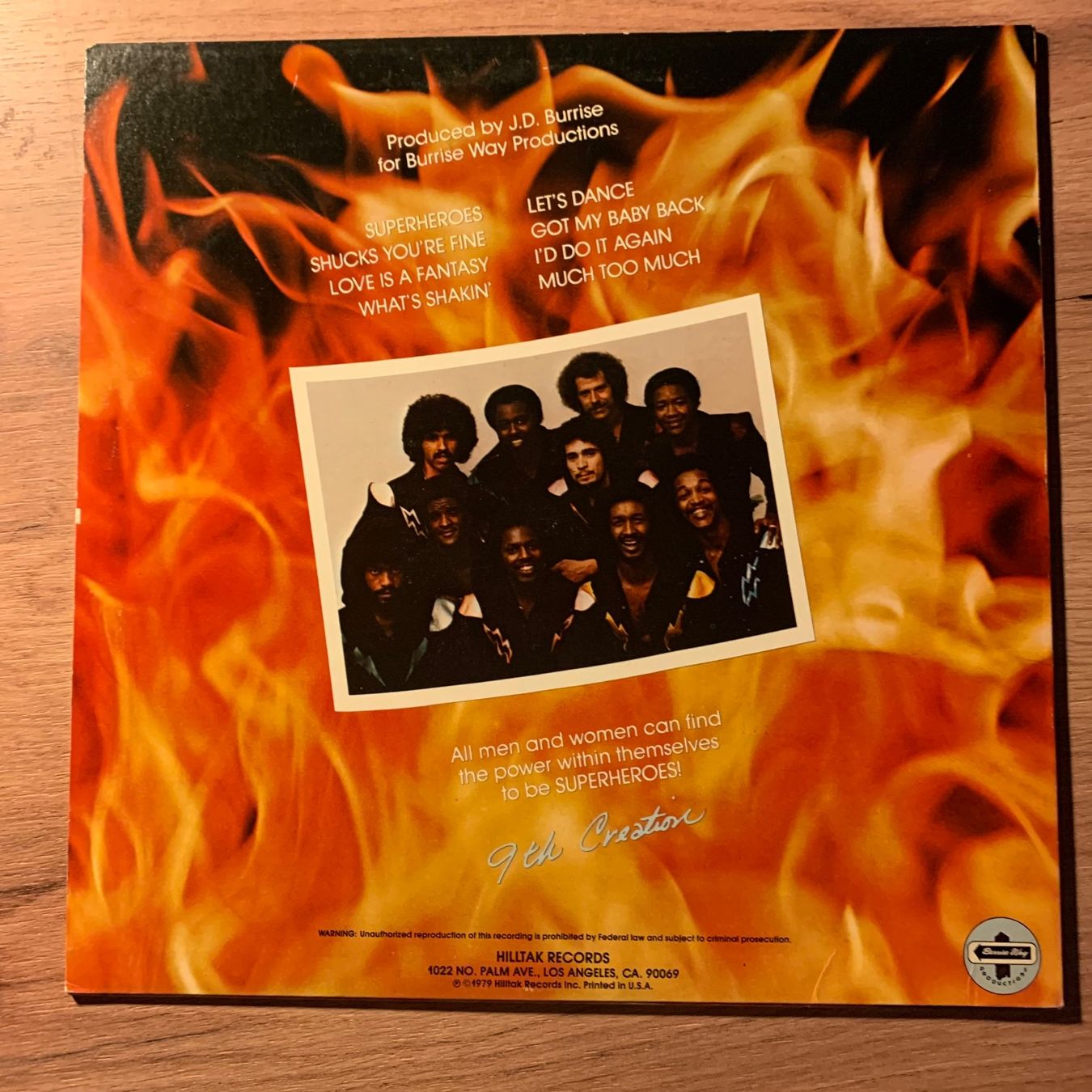 Dischi in vinile: 9TH CREATION - SUPERHEROES...OG US 1979...VG++/VG+ – Usato da Gals venduto da Diskopatshop 1