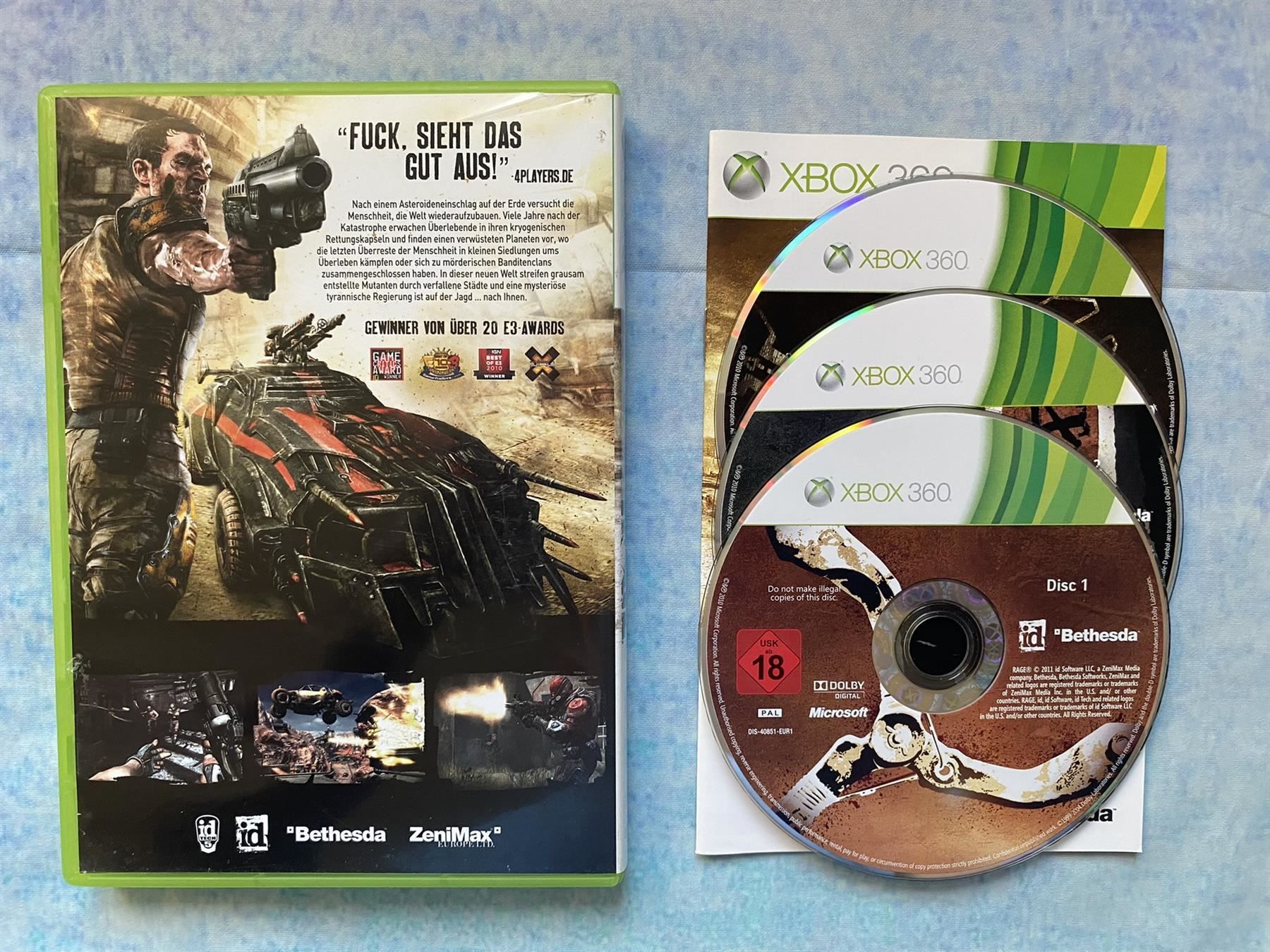 Giochi: Xbox360: Rage – Usato da Märstetten venduto da AlienNova 1