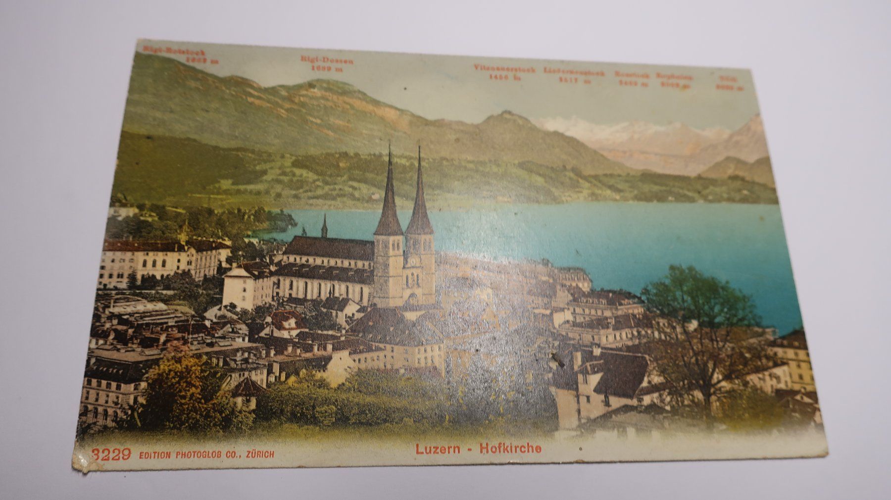 Cartoline postali: Luzern Hofkirche 1907 – Usato da Cormoret venduto da Pascalll2001 1