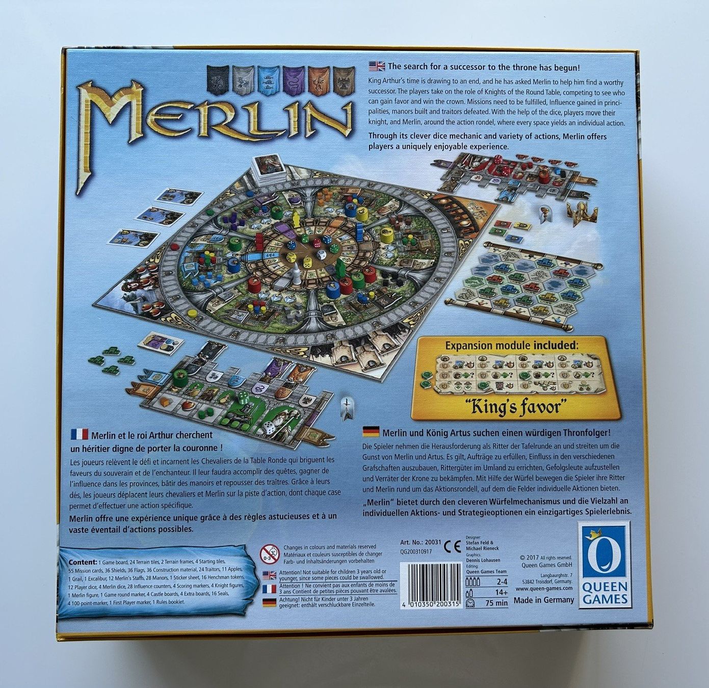 Spiele: Brettspiel "Merlin" - Queen Games – Neu (gemäss Beschreibung) aus Baar von WhatTheFunk01 1